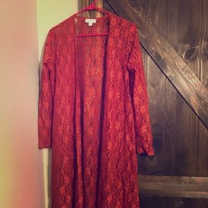 Beautiful dark orange lace Sarah medium